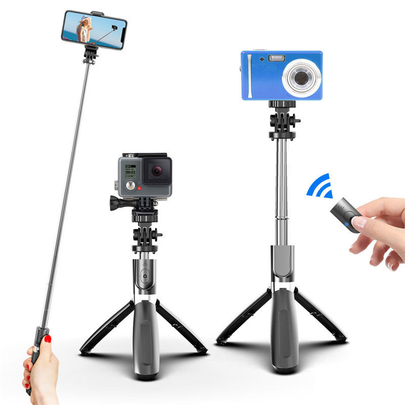 JMT-480266 Bluetooth Selfie Stick with Mini Remote Control and Tripod - Compatible with iPhone Models