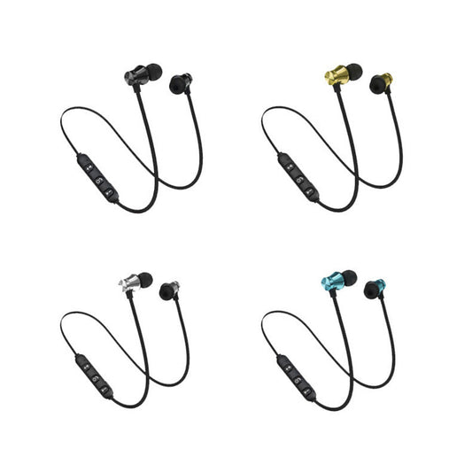 JMT-480394 Bluetooth Sports Neckband Headset with Stereo Sound, Voice Control, and Dual Connection Support