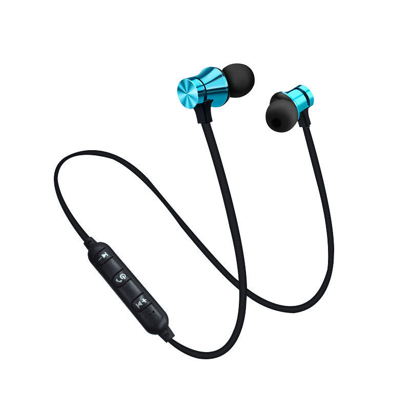 JMT-480394 Bluetooth Sports Neckband Headset with Stereo Sound, Voice Control, and Dual Connection Support