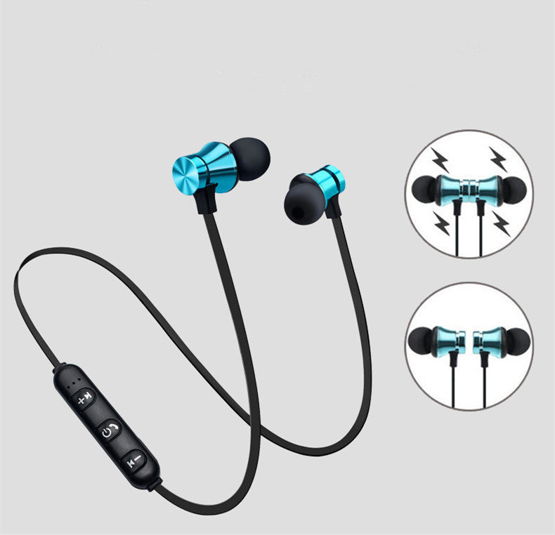 JMT-480394 Bluetooth Sports Neckband Headset with Stereo Sound, Voice Control, and Dual Connection Support