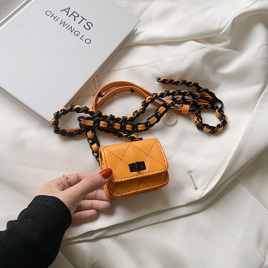 JMT-480586 Stylish PU Headphone Bag with Chain - Available in Multiple Colors
