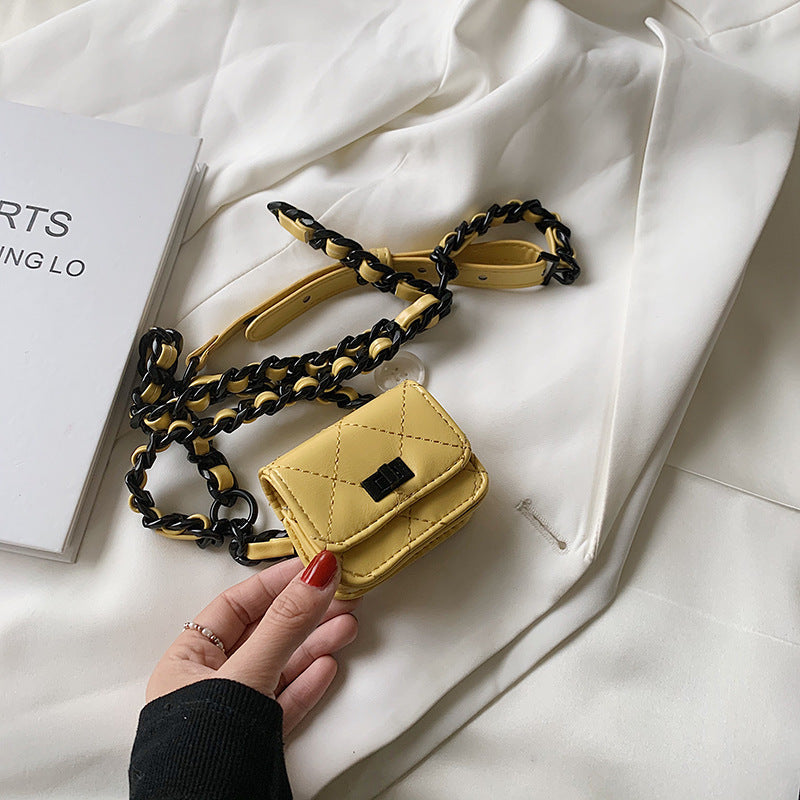 JMT-480586 Stylish PU Headphone Bag with Chain - Available in Multiple Colors