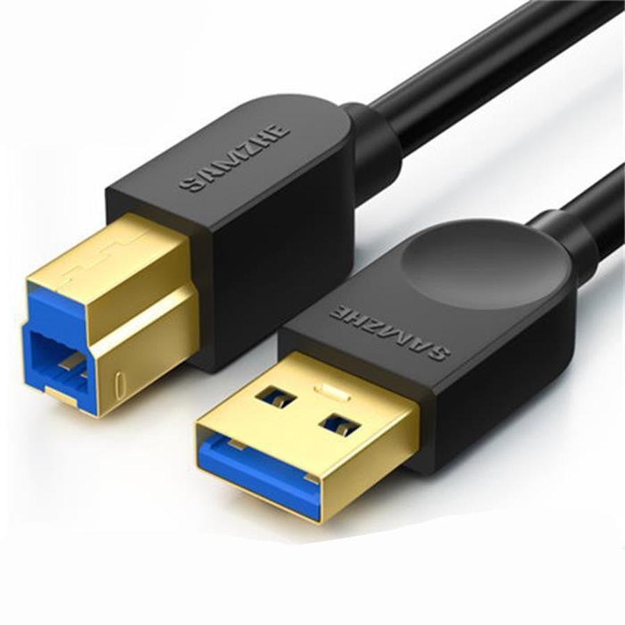 JMT-480586 USB 3.0 Printer Data Cable - Oxygen-Free Copper, Gold-Plated, Available in 0.5m to 3m Lengths