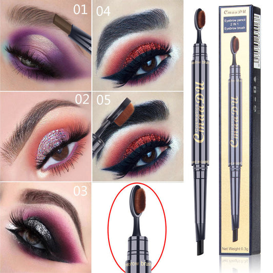 JMT-480842 Double-Ended Eyebrow Pencil - Multicolor Options for Precision Shaping