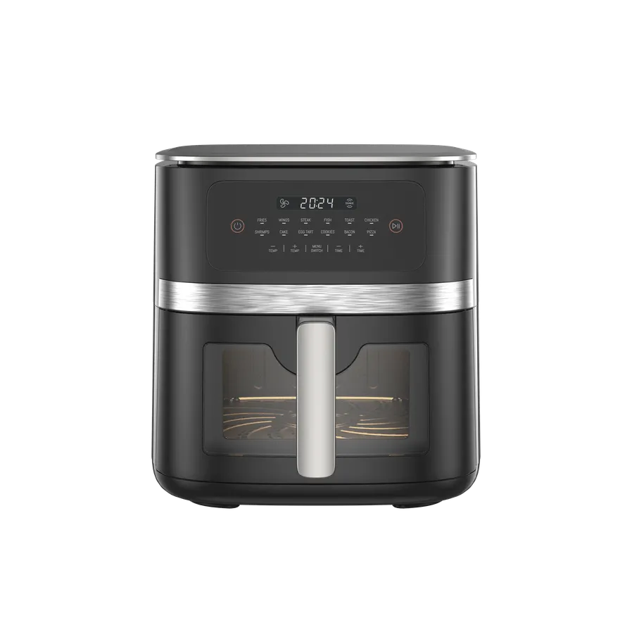 JMT-481162 7L Electric Smoke Air Fryer with Wood Pellets and 360° Cooking Technology for Oil-Free Household Cooking
