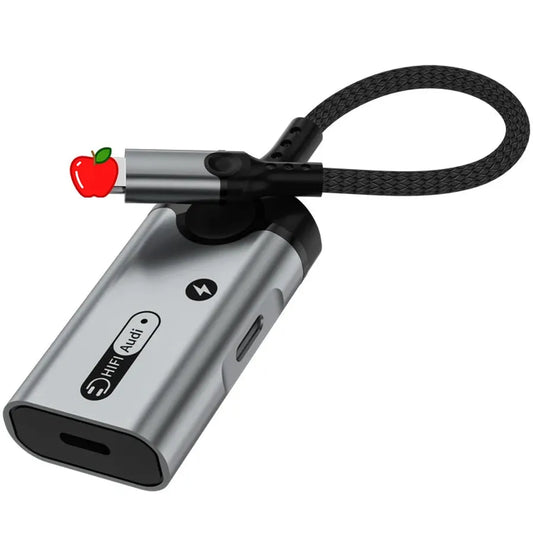 JMT-481226 8-Pin Dual Headphone and Charging Adapter - 2-in-1 AUX Splitter Converter