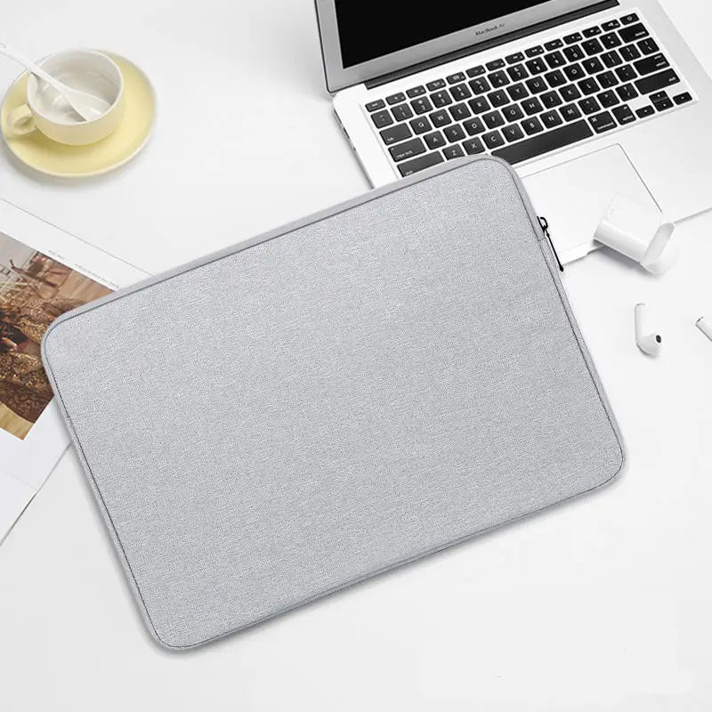 JMT-481226 Soft Polyester Laptop Sleeve for 7.9-15 Inch Macbook and Compatible HP Models