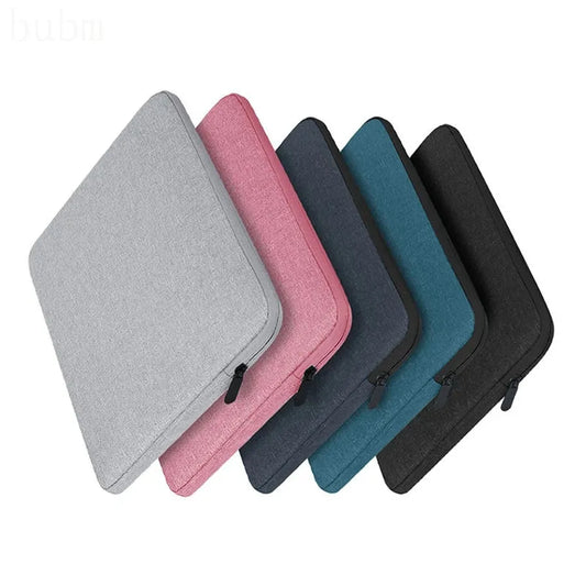 JMT-481226 Soft Polyester Laptop Sleeve for 7.9-15 Inch Macbook and Compatible HP Models
