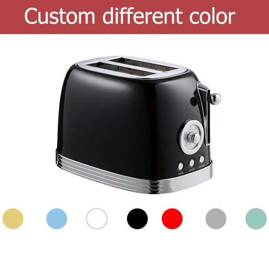 JMT-481354 Multifunctional Retro Electric Toaster 815W with Adjustable Settings