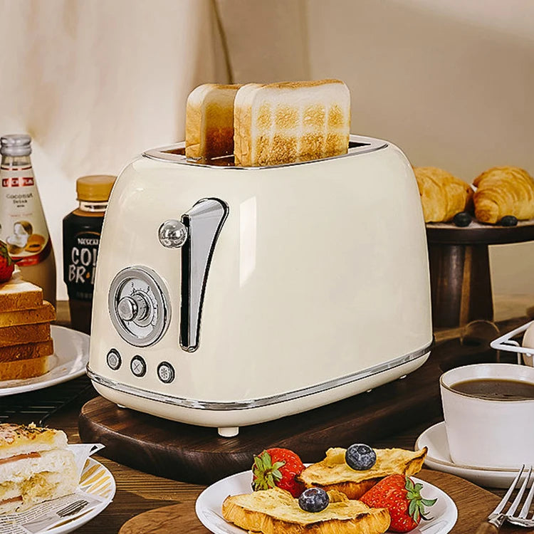 JMT-481354 Multifunctional Retro Electric Toaster 815W with Adjustable Settings