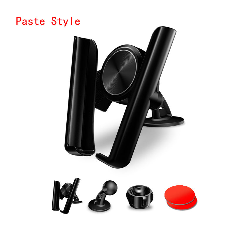 JMT-481418 Universal Automatic Clamping Car Mobile Phone Holder for Air Outlet and Dashboard