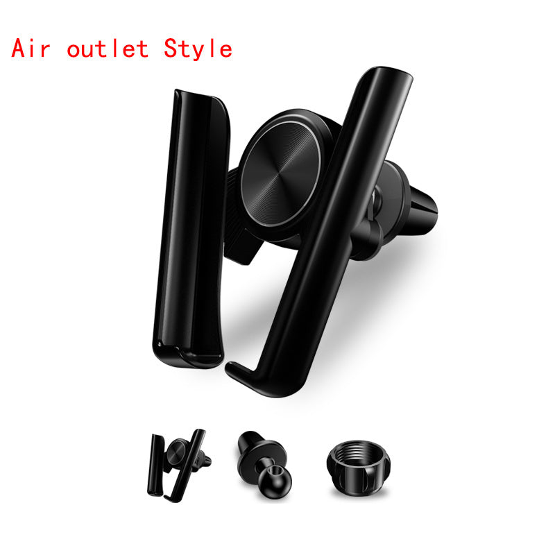 JMT-481418 Universal Automatic Clamping Car Mobile Phone Holder for Air Outlet and Dashboard
