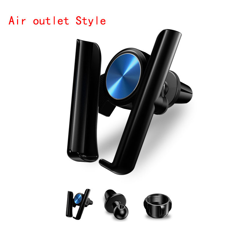JMT-481418 Universal Automatic Clamping Car Mobile Phone Holder for Air Outlet and Dashboard