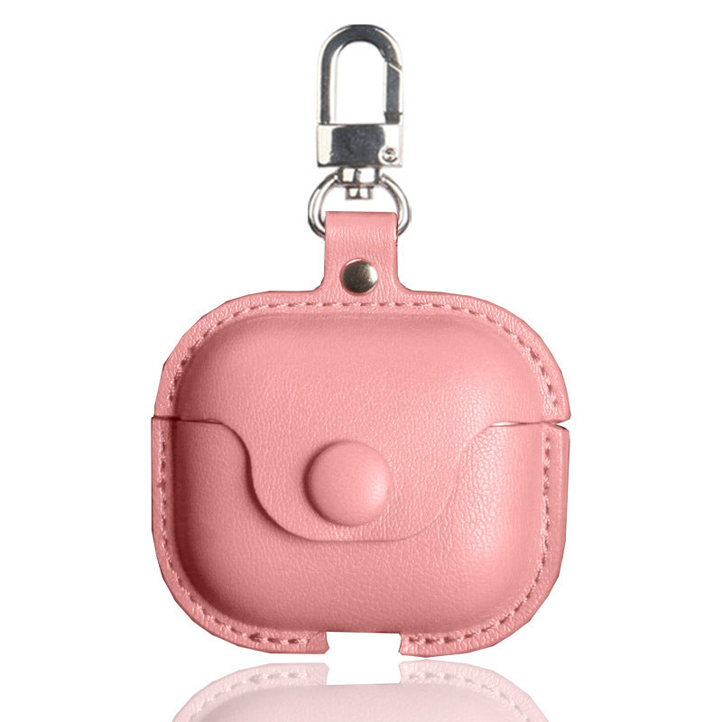 JMT-481546 Compact Clamshell Bluetooth Headset Case - PU Material, Dustproof, Shockproof, Lightweight and Easy to Store