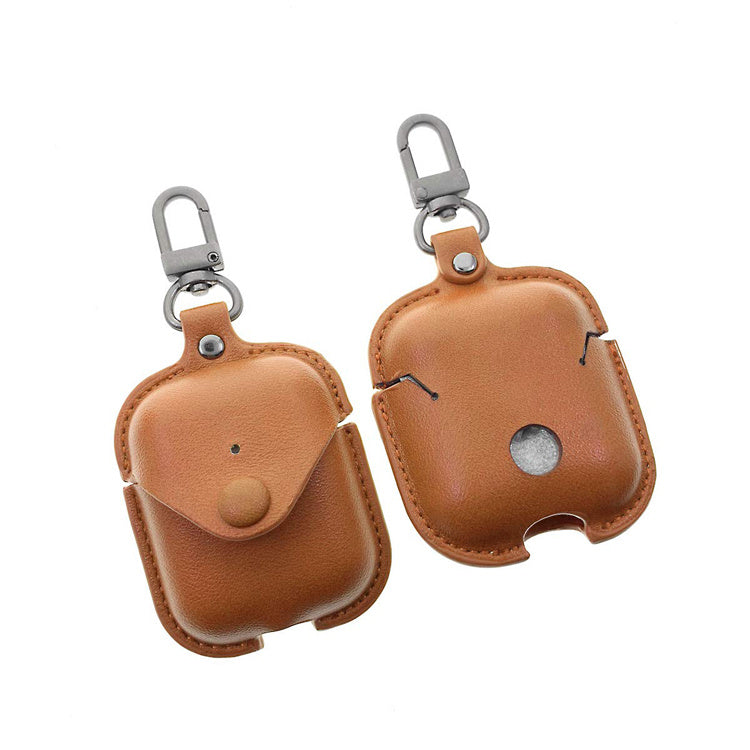 JMT-481546 Compact Clamshell Bluetooth Headset Case - PU Material, Dustproof, Shockproof, Lightweight and Easy to Store