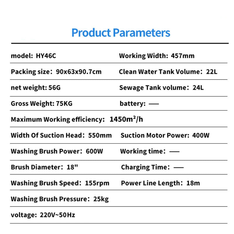 JMT-482186 Commercial Hand Push Floor Cleaning Machine for Effective Carpet Mopping and Industrial Use