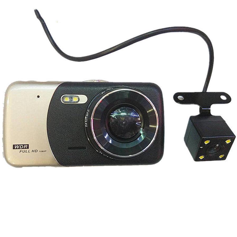 JMT-482186 Dual Lens Seamless Loop Video Tachograph with 3.6-inch Display and 140-Degree Shooting Angle
