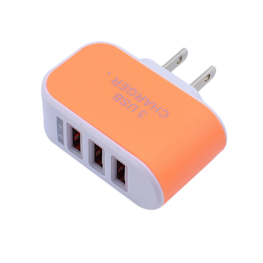 JMT-482250 Plastic Travel USB Charger - 220V Input, 5V Output, 1000mA Charging Current