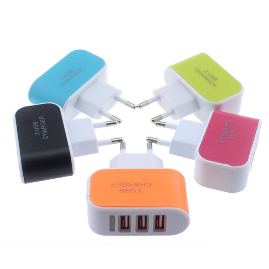 JMT-482250 Plastic Travel USB Charger - 220V Input, 5V Output, 1000mA Charging Current