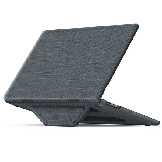 JMT-482378 Durable Laptop Protective Cover with Magnetic Stand for MacBook Air 15-inch (2023/2024 Model M2 A2941/M3 A3114)