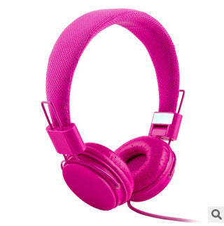 JMT-482378 Wheat Color Folding Headphone with Wire Control for PC