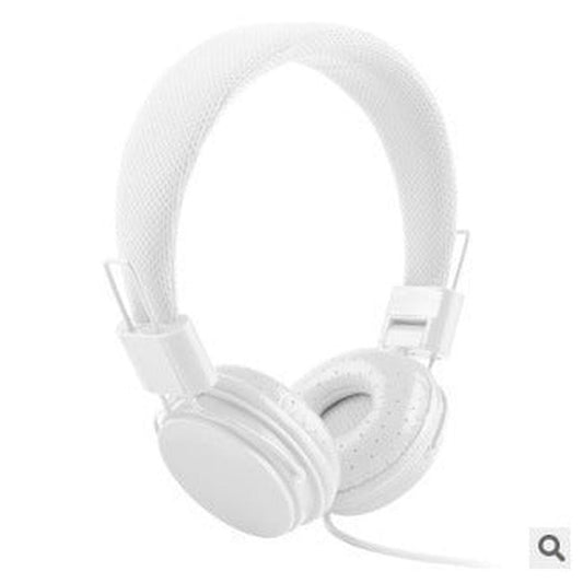 JMT-482378 Wheat Color Folding Headphone with Wire Control for PC