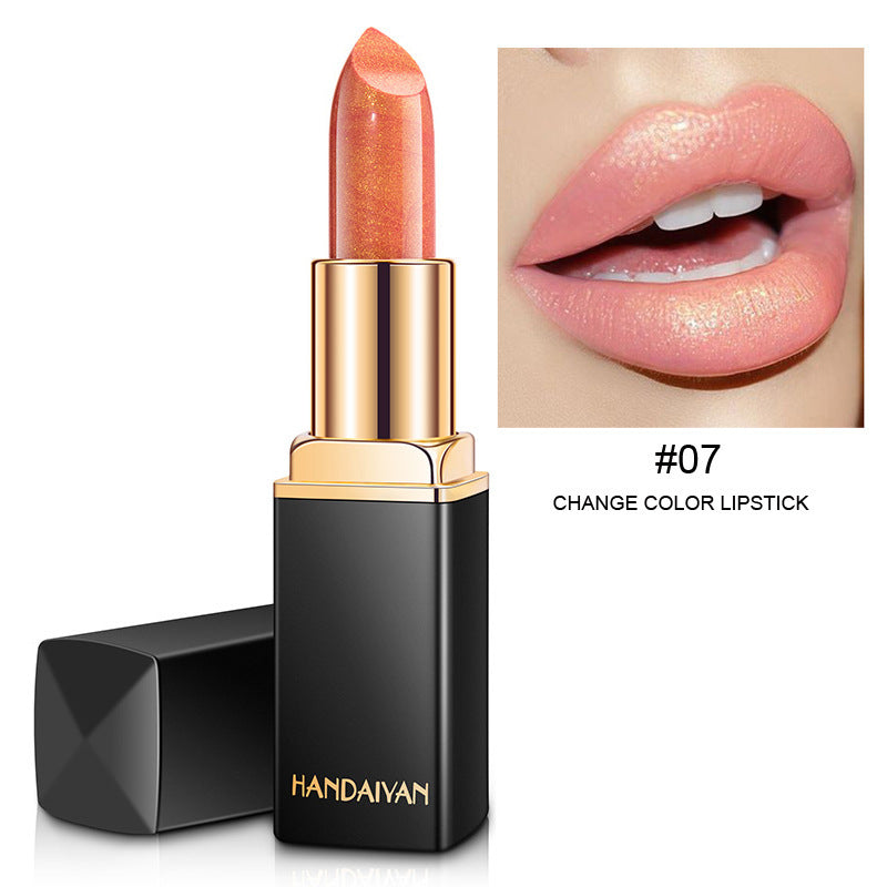 JMT-482826 Temperature Adaptive Pearlescent Lipstick with Color Change Effect