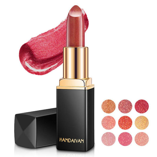 JMT-482826 Temperature Adaptive Pearlescent Lipstick with Color Change Effect
