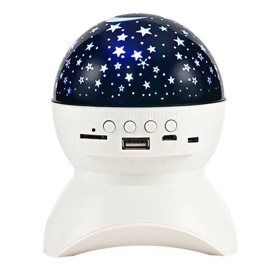 JMT-482890 Bluetooth Colorful LED Projector Speakers with Voice Prompt and 6-Hour Battery Life