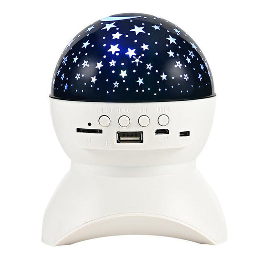 JMT-482890 Bluetooth Colorful LED Projector Speakers with Voice Prompt and 6-Hour Battery Life