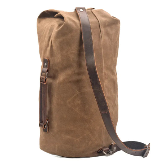 JMT-482954 Casual Cylinder Bag for Short-Distance Travel - Vintage Style Durable Messenger Bag in Multiple Colours