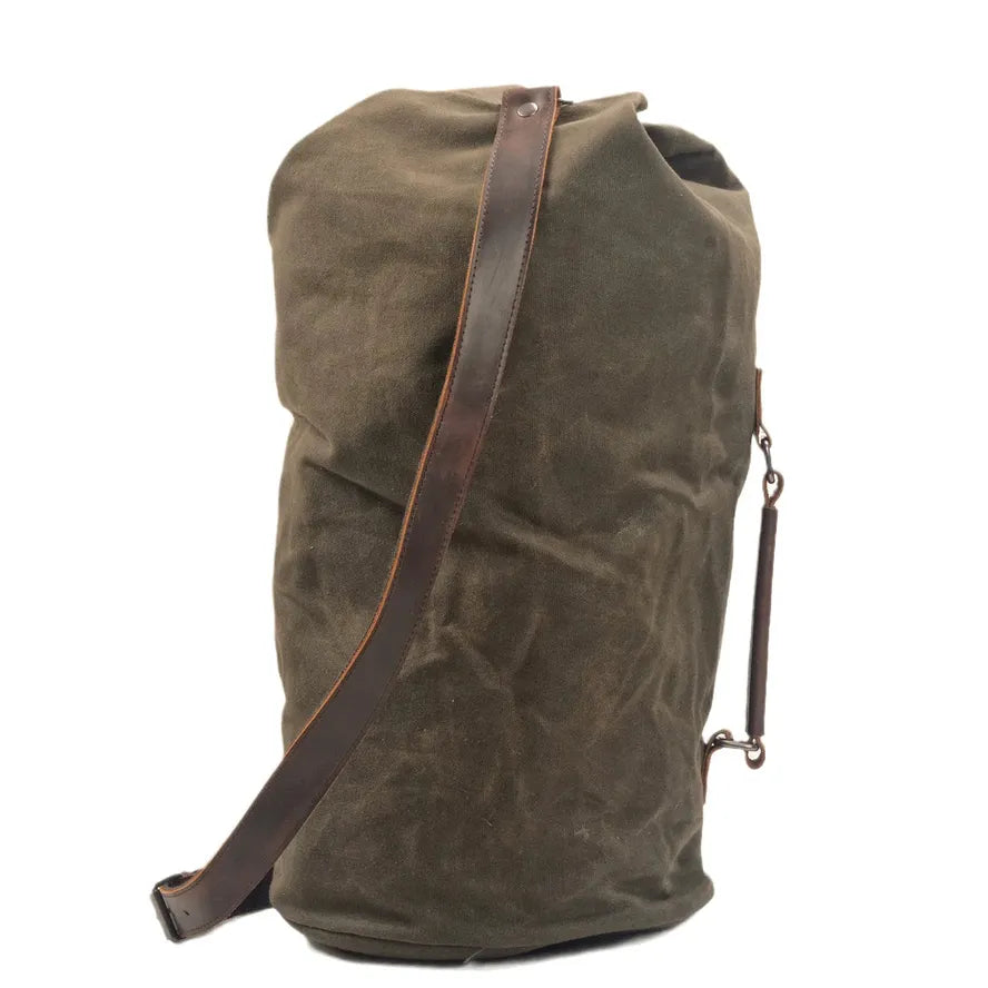 JMT-482954 Casual Cylinder Bag for Short-Distance Travel - Vintage Style Durable Messenger Bag in Multiple Colours