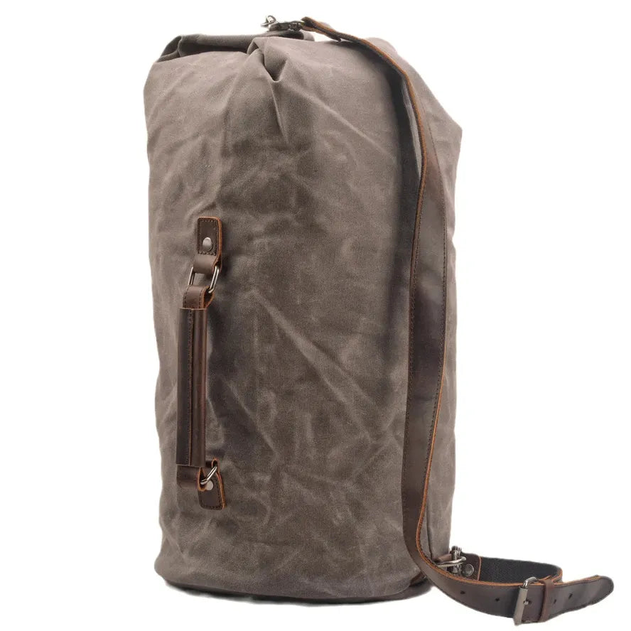 JMT-482954 Casual Cylinder Bag for Short-Distance Travel - Vintage Style Durable Messenger Bag in Multiple Colours