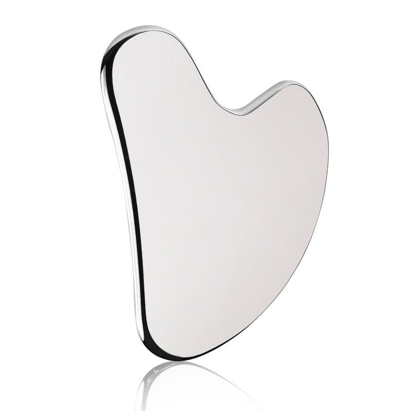 JMT-482954 Heart-Shaped Alloy Massage Scraping Plate for Facial and Body Treatments – Available in Silver, Gold, and Rose Gold