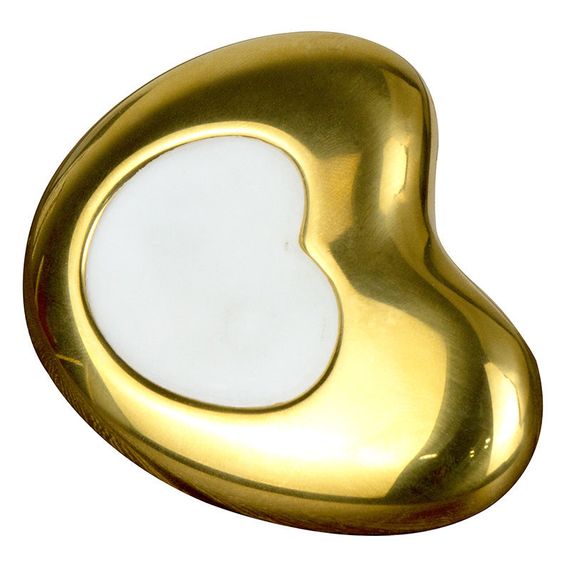 JMT-482954 Heart-Shaped Alloy Massage Scraping Plate for Facial and Body Treatments – Available in Silver, Gold, and Rose Gold
