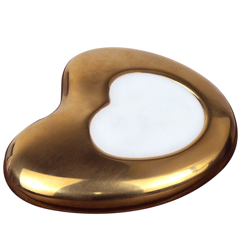 JMT-482954 Heart-Shaped Alloy Massage Scraping Plate for Facial and Body Treatments – Available in Silver, Gold, and Rose Gold