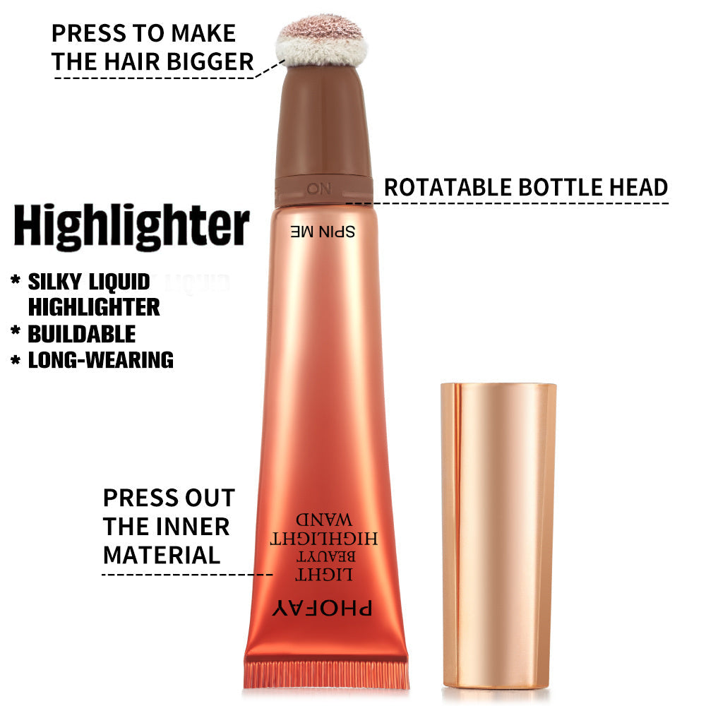 JMT-483146 Radiant Highlighter Wand for Effortless Glow - Silky Finish, 15 ML