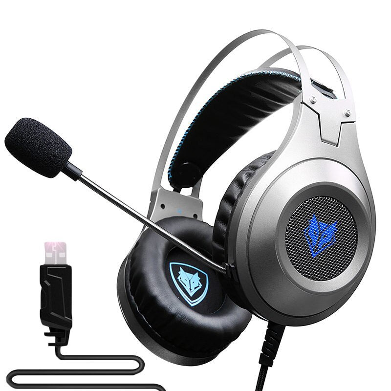 JMT-483210 NUBWO N2 Gaming Headset with 50mm Drivers and Noise-Canceling Microphone for PC, PS4, Xbox, and Mobile Devices