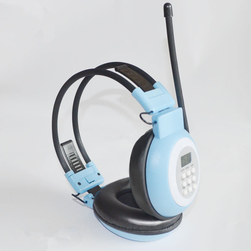 JMT-483530 Campus Radio Headphones with 3.5mm Straight Plug - Head-Mounted Design, 20-18000 Hz Frequency Response, 40mm Speakers