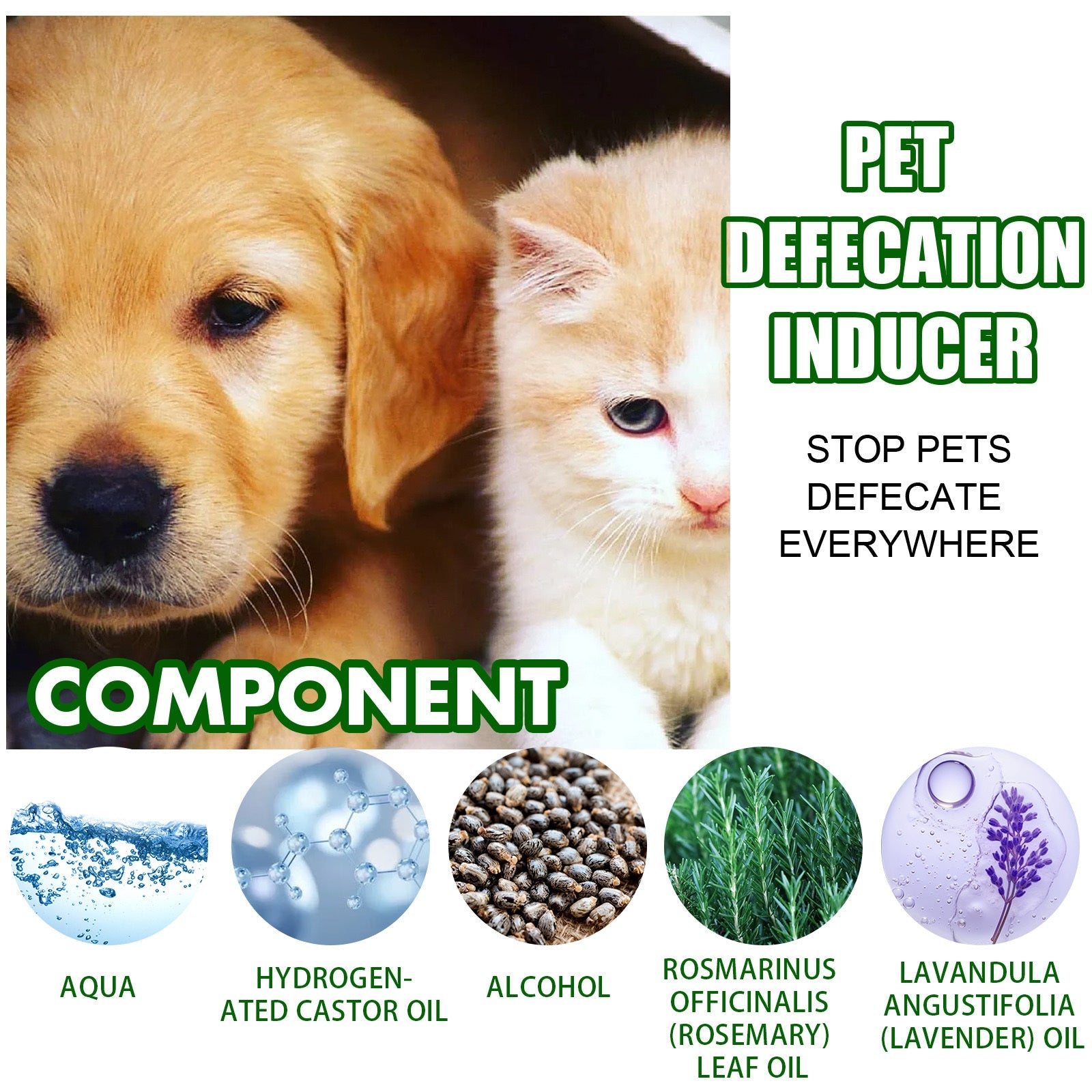 JMT-483786 Pet Toilet Training Inducer with Natural Oils for Effective Defecation Guidance