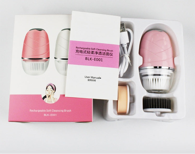 JMT-483850 3-in-1 Electric Facial Cleansing Device with Pore Cleaner and Body Massage Function