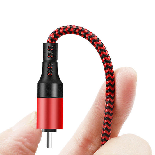 JMT-484042 Five-in-One Fast Charging Braided Data Cable - 1.2m Type C with 3A Current for Mobile Devices