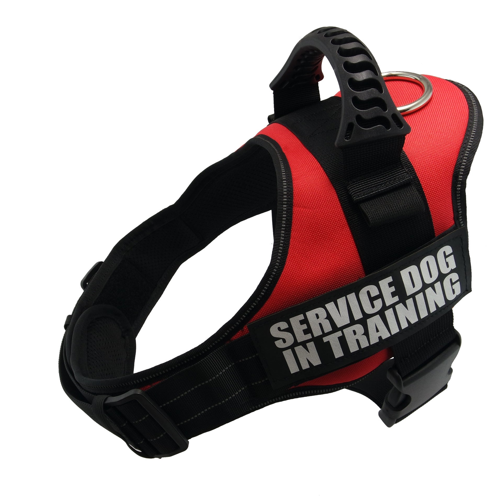 JMT-485194 Red Explosion-Proof Nylon Pet Chest Harness - Sizes XS to XXL