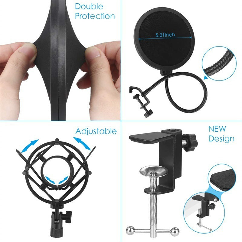 JMT-485194 Wireless Condenser Microphone for Computer and Home Recording with Heart-Shaped Pickup Pattern