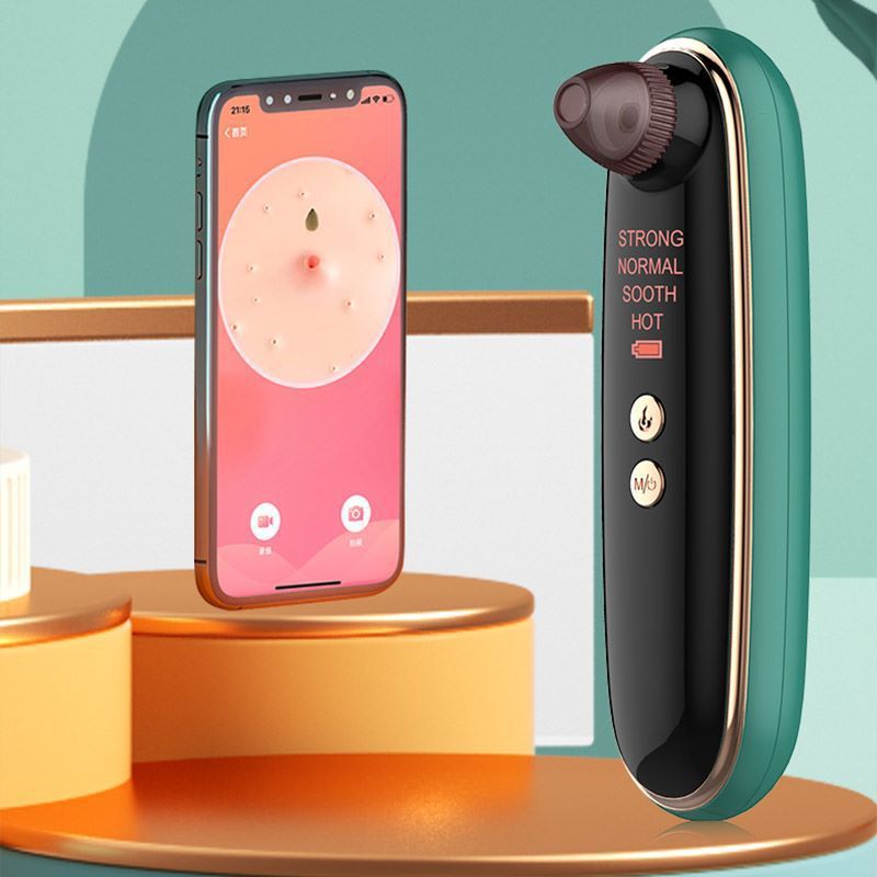JMT-485258 Wireless Blackhead Removal Device with Visual Feedback and Electric Rotation