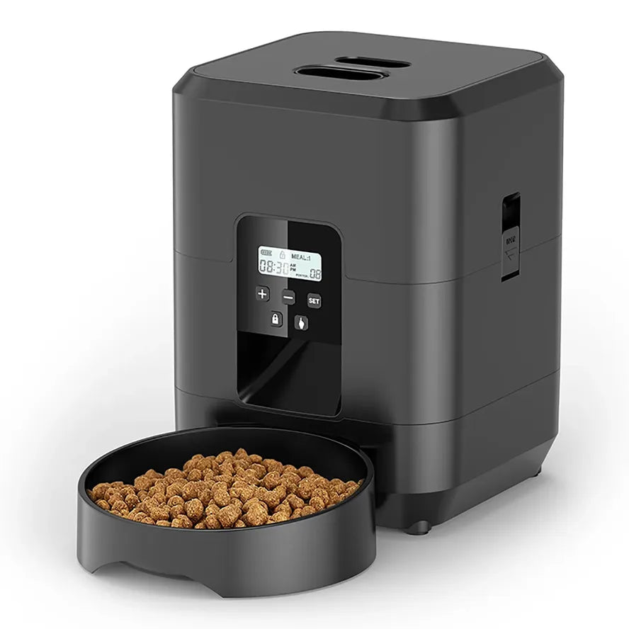 JMT-485386 Automatic 2L Pet Feeder with Touch Screen for Cats and Dogs - Smart Dry Food Dispenser