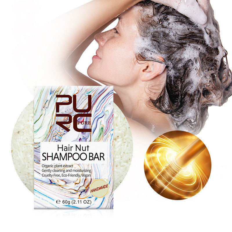 JMT-485386 Hand-Extracted Natural Shampoo Soap with Plant Extracts for Nourished and Shiny Hair