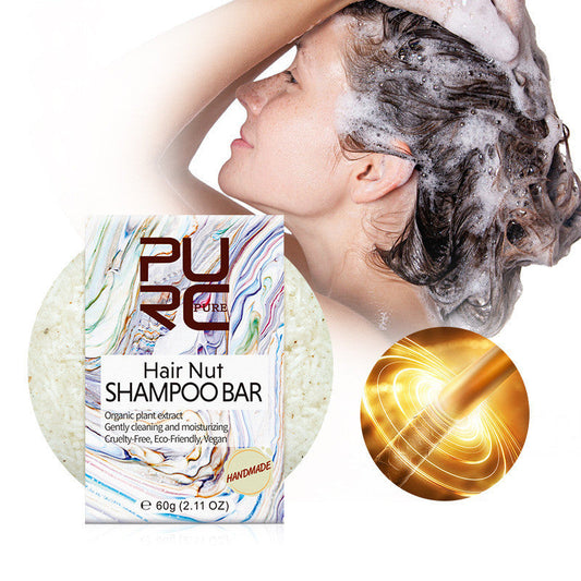 JMT-485386 Hand-Extracted Natural Shampoo Soap with Plant Extracts for Nourished and Shiny Hair