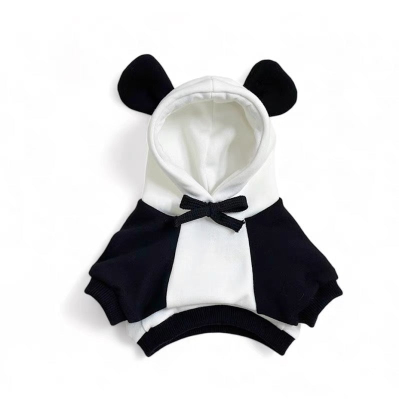 JMT-485642 Cotton Stretch Casual Pet Clothes in Panda Design - XS to XXL Size Options