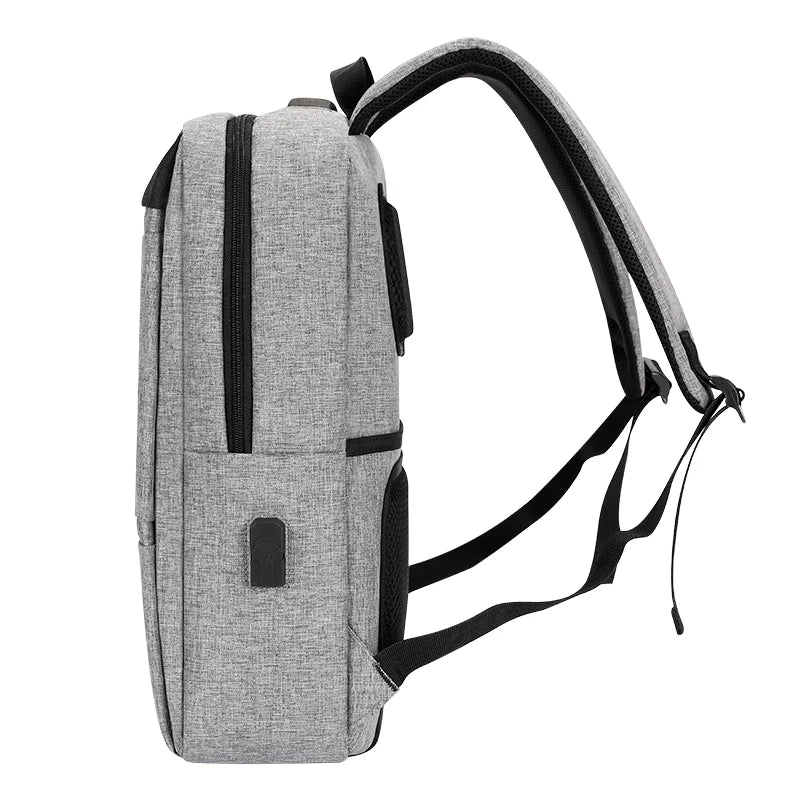JMT-486026 Durable Waterproof Laptop Backpack with USB Charging Port and Large Capacity for Business and Travel